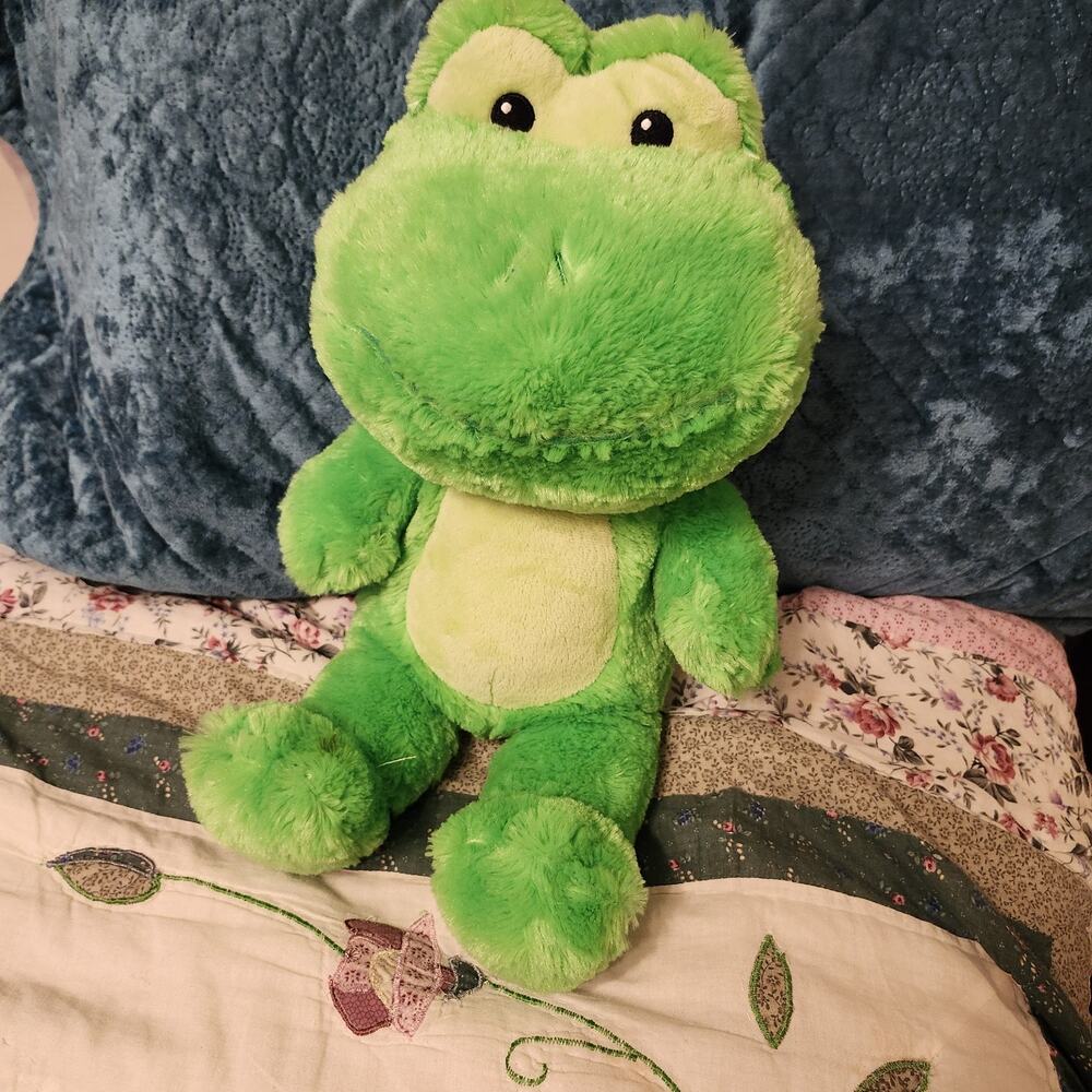 Build a Bear Green Frog Plush! 20" Stuffed Animal